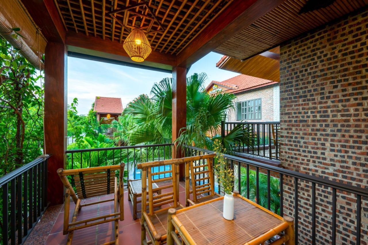 Ferienwohnung Tam Coc Haven Boutique Ninh Binh Exterior foto