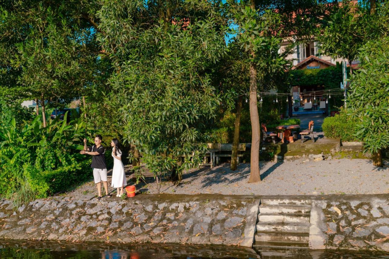 Ferienwohnung Tam Coc Haven Boutique Ninh Binh Exterior foto