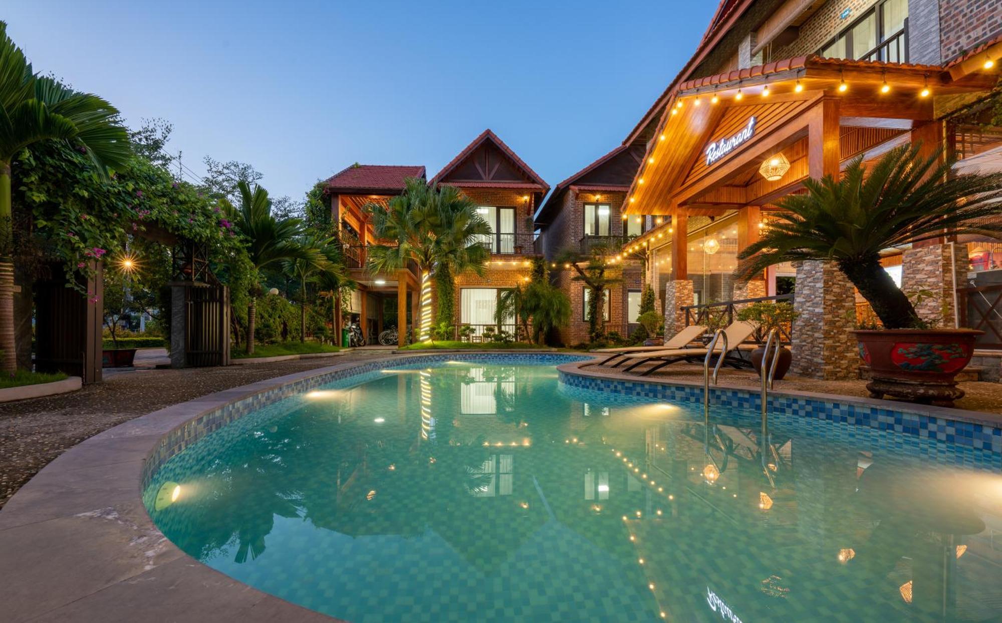 Ferienwohnung Tam Coc Haven Boutique Ninh Binh Exterior foto